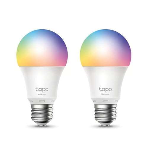 TP-Link Tapo L530E , Bombilla LED inteligente Wi-Fi, multicolor, regulable, E27, 8.3 W 806 lm,(precio aplicando cupón del vendedor)