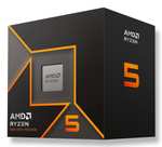 Procesador AMD Ryzen 5 9600, 6 núcleos, 12 hilos, 3,8 GHz base, socket AM5 y 65 W