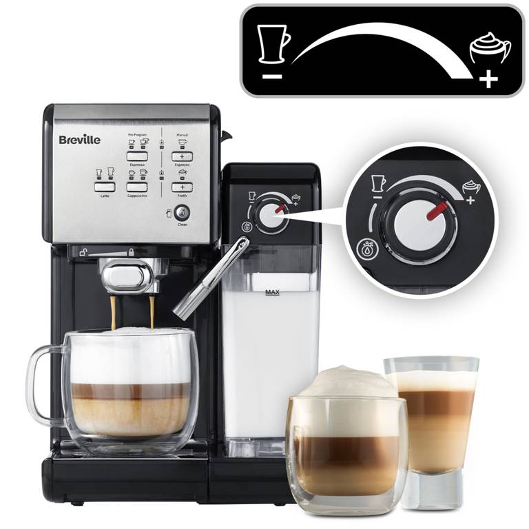 Breville Prima Latte II Espresso Cafetera para latte y capuchino