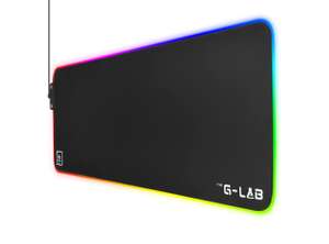 THE G-LAB Pad RUBIDIUM - Alfombrilla de Ratón RGB XXL (80x30 cm)