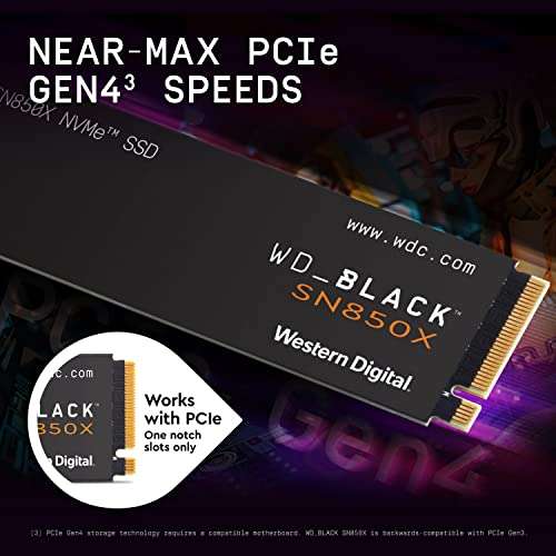 WD_BLACK SN850X 1TB M.2 2280 PCIe Gen4