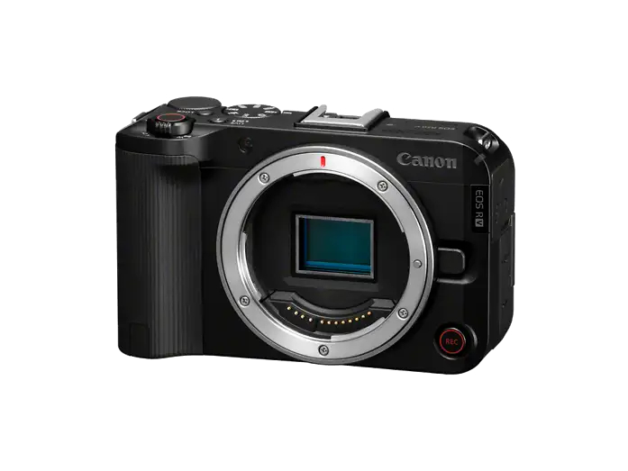 Cámara EVIL - Canon EOS R50 V, 24.2 megapixel, Pantalla táctil LCD TFT en color 7.5 cm, Wi-Fi, 4K a 60p, Dual Pixel CMOS Auto Focus