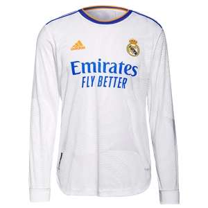 NUEVO PRECIO. Camiseta (Con la que juegan los jugadores) de la 1ª equipación Authentic del Real Madrid 21/22 - Manga larga
