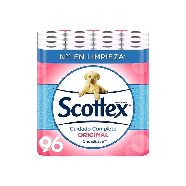 Scottex Original Papel higiénico, 96 rollos (18,90€ nuevo ususario)