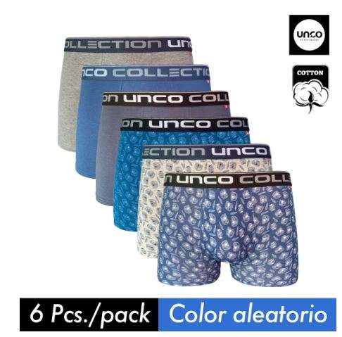 Pack 6 calzoncillos bóxer UNCO - Desde España
