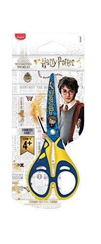 Maped - Tijeras Escolares - Colección Harry Potter - Tijeras Infantiles Simétricas de 13 cm