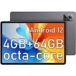 Tablet Android 12, 10 pulgadadas 4GB RAM 64GB de almacenamiento