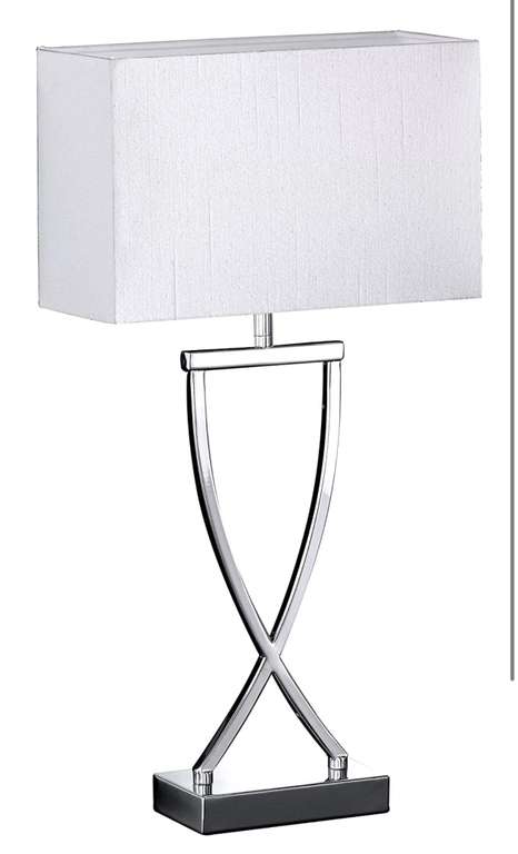 Honsel Leuchten 96391 Anni - Lámpara de mesa rectangular - Reacondicionado
