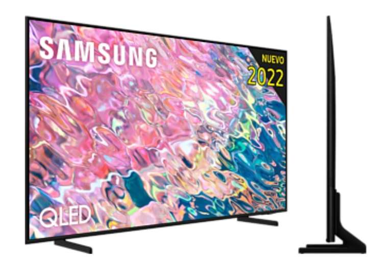 TV QLED 65" - Samsung QE65Q60BAUXXC, QLED 4K, Procesador QLED 4K Lite, Smart TV, Negro