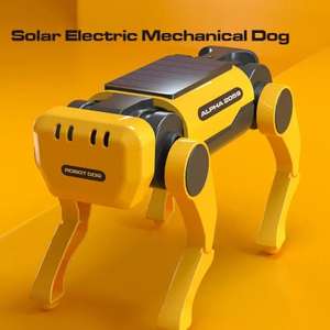 Robot de perro Mecánico Eléctrico con energía solar