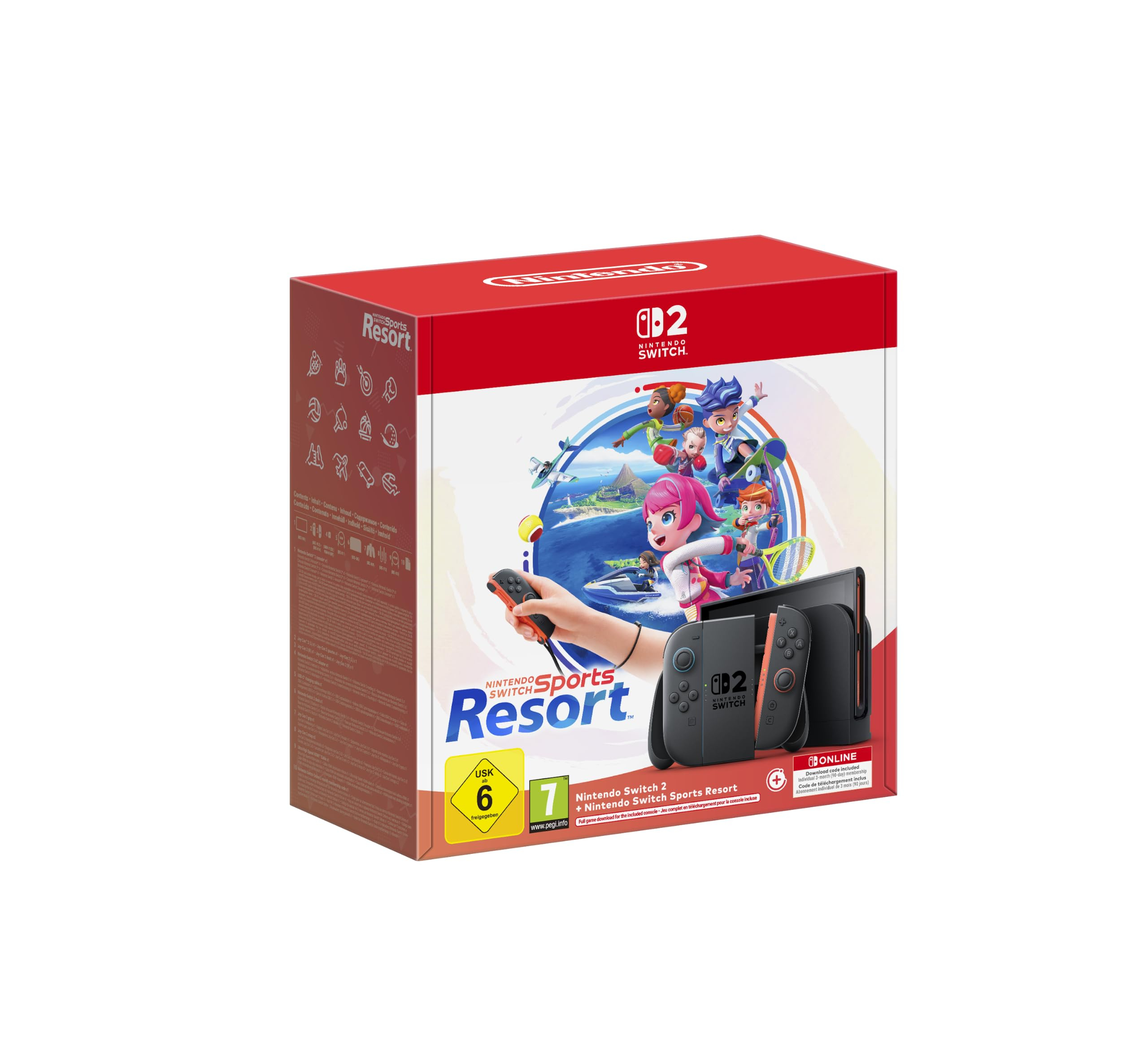Consola Nintendo Switch 2 + Nintendo Switch Sports Resort + 3 Meses NSO (Pack consola, juego, suscripción online, oferta Amazon España)