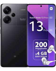 Xiaomi Redmi Note 13 Pro+ 5G - 8/256GB, 6,67" AMOLED 1.5K 120Hz, Dimensity 7200 Ultra,Triple cámara 200MP,120W + Redmi Watch 4 - Smartphone