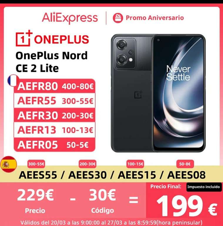 OnePlus Nord CE 2 Lite 5G. DESDE ESPAÑA