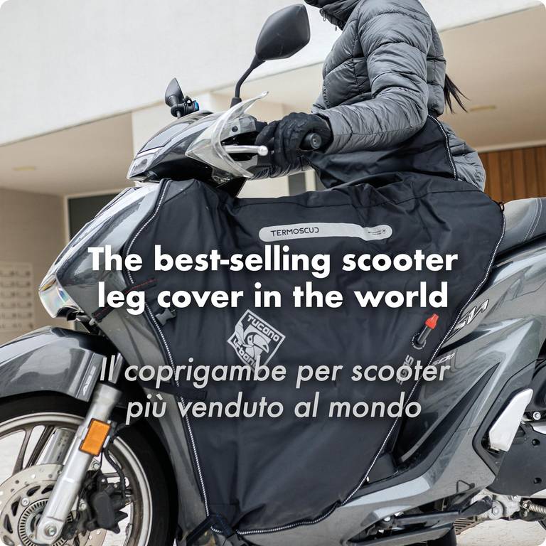 Manta Térmica Cubrepiernas Tucano Urbano Termoscud R190X (Sistema Antiflaneo S.G.A.S. | Impermeable | Negro)