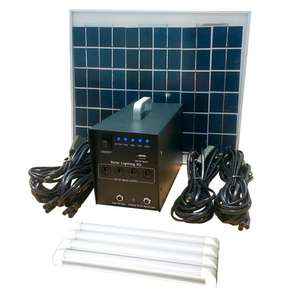 Kit Solar 10W con 4 Barras de Leds para Cuadras y Perreras