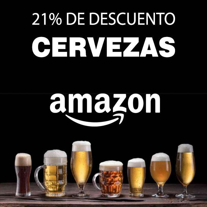 21% de descuentos en Cervezas (Amazon)