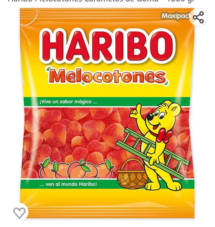 Haribo Melocotones Caramelos de Goma - !1KG!