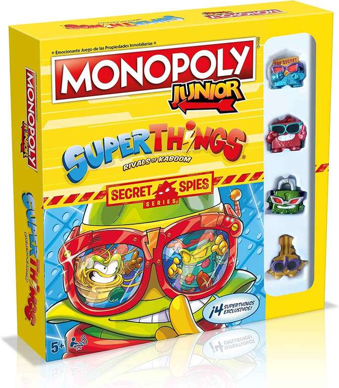 (3 juegos) Monopoly JUNIOR Super Things + Falomir - Last Word + Juego Educativo Howarts Challenge Harry Potter