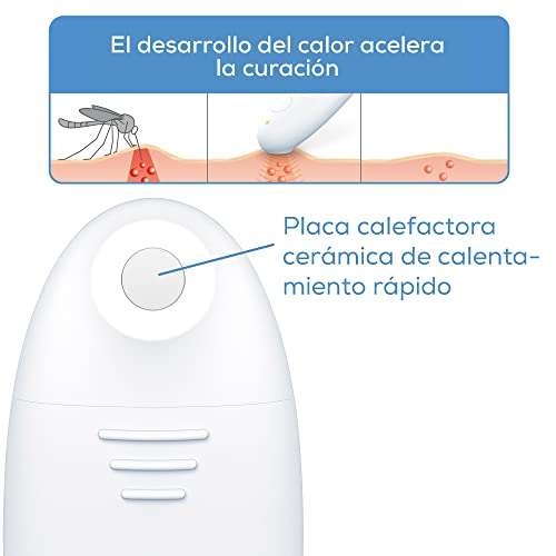 Beurer BR 10 Aparato para el tratamiento de mordeduras y picaduras de insectos, contra el picor y la hinchazón, Diseño compacto