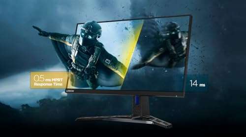 Lenovo Legion Y27q-30 Monitor 180Hz con EyeSafe, 27'' 2K QHD, Altavoces, Ajuste de inclinación/altura/giro/pivot