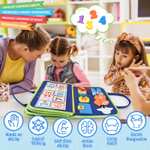 Tablero Montessori, Juguetes de Aprendizaje Temprano, Actividades Sensoriales [También en color rosa]