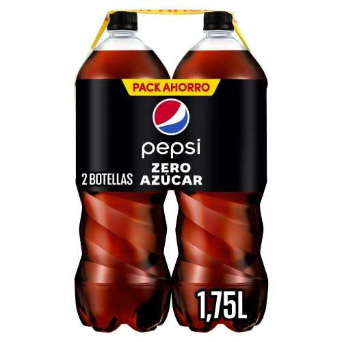 10 botellas Pepsi Zero 1.75L - 5x Bipack Botella [1'06€/ud]