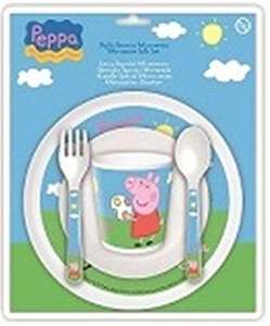 Vajilla Infantil Peppa Pig 5 Piezas