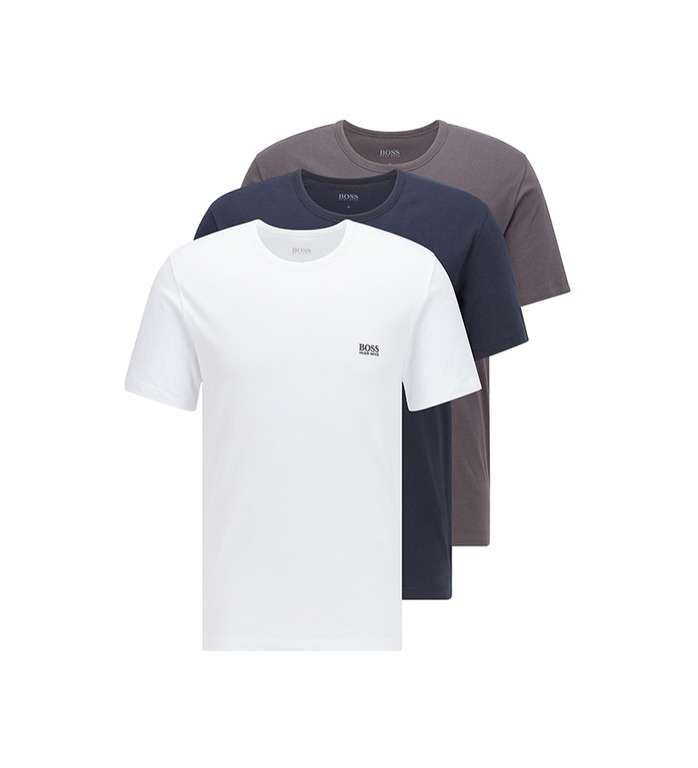 Pack de 3 Camisetas RN CO blanco, negro, gris