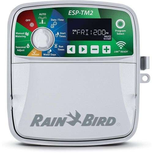 Programador Rain Bird TM2 6 Zonas Int: Control Eficiente para Espacios Interiores