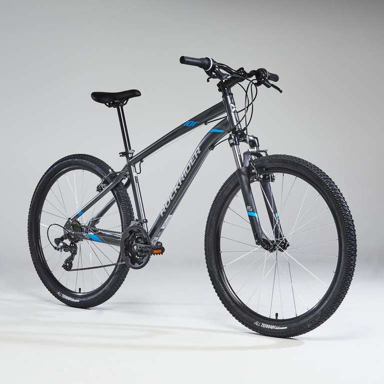 ROCKRIDER Bicicleta de montaña 27,5" aluminio Rockrider ST 100 gris