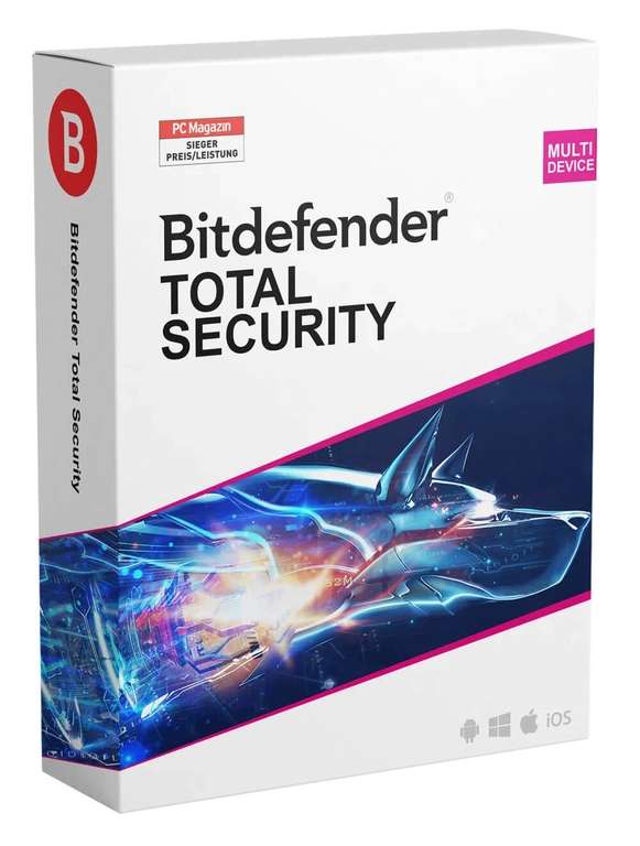Bitdefender Total Security 2022, 180 días, 5 dispositivos, gratis (con VPN)