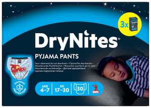 2 X Huggies DryNites Calzoncillos absorbentes
