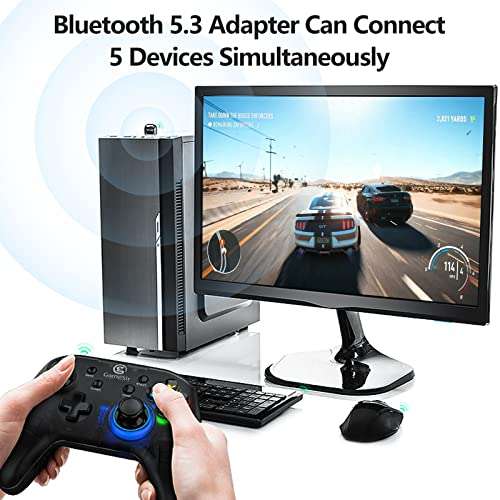 Adaptador Bluetooth 5.3, EDR , para pc, portátil, Impresora, Auricular, Ratón, para PC Windows 11/10/8.1 Plug & Play 11