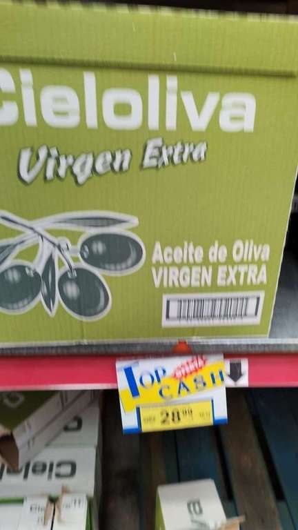 Aceite de oliva virgen extra 5 litros (Top cash León)