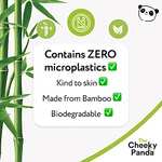 Toallitas quitamaquillaje facial de bambú | Toallitas faciales sostenibles maquillaje de ojos | Paquete de 25 toallitas faciales perfumadas