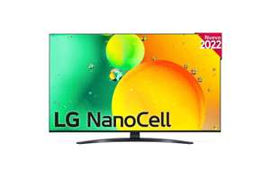 TV LED 65'' LG 65NANO766QA 4K SmartTV WebOS 22, HDR10, HLG, Sonido Dolby Digital Plus & AC4