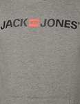 Jack & Jones Jjecorp Logo Sweat Hood Noos Regular Fit Sudadera, Light Grey Melange, XS para Hombre