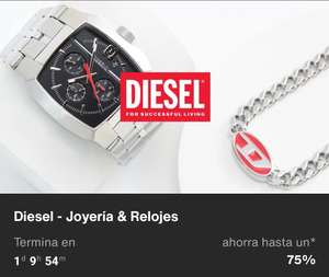Diesel - Joyería y Relojes (Hasta 75% de descuento)