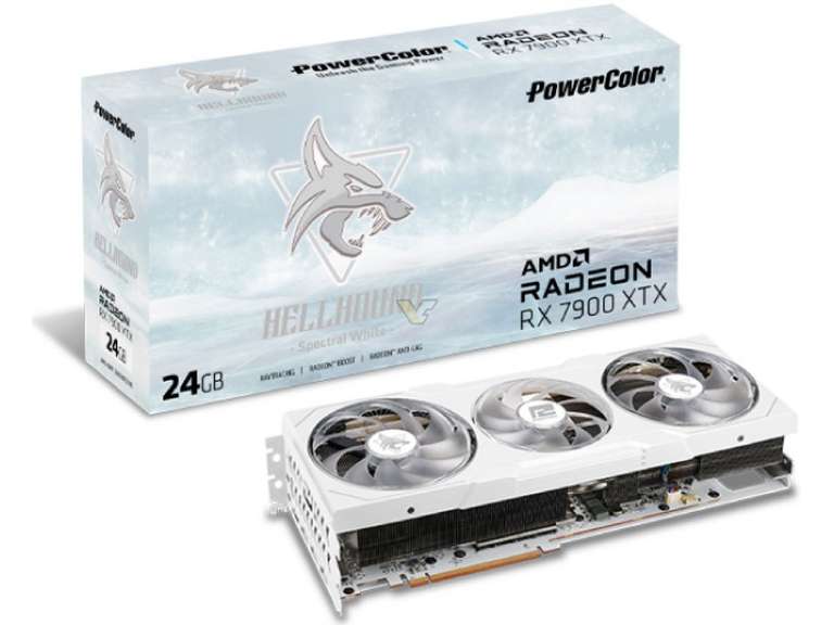 PowerColor Hellhound Spectral White AMD Radeon RX 7900 XTX 24GB GDDR6 + Juego Starfield