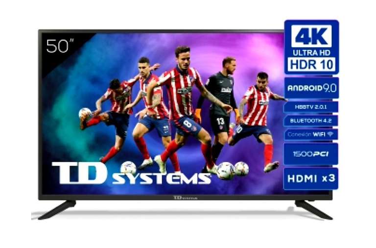 Smart TV TD Systems 50" LED 4K UltraHD HDR10