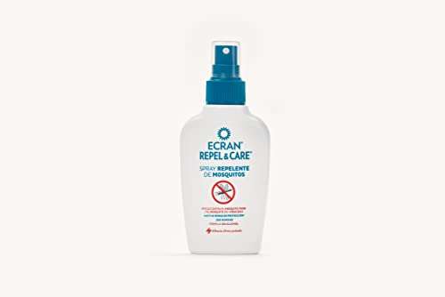 Ecran Repel Care, Spray Repelente de Mosquitos sin Alcohol - Spray Antimosquitos con Hasta 6 Horas de Protección - 100 ml