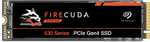 Seagate FireCuda 530 NVMe SSD, 2 TB, SSD interno, M.2 PCIe Gen4 ×4 NVMe 1.4, 7300 MB/s, 3D TLC NAND, 2550 TBW, 1,8 M horas MTBF