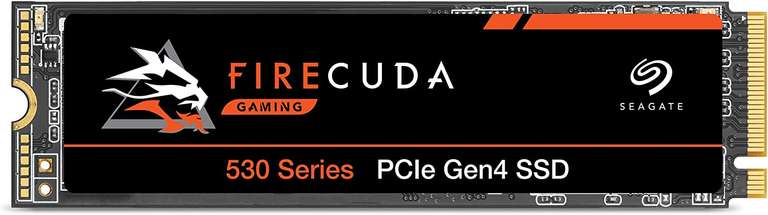 Seagate FireCuda 530 NVMe SSD, 2 TB, SSD interno, M.2 PCIe Gen4 ×4 NVMe 1.4, 7300 MB/s, 3D TLC NAND, 2550 TBW, 1,8 M horas MTBF