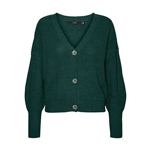 Vero Moda Vmlea LS-Cárdigan con Cuello de Pico Suéter Mujer - Varios colores