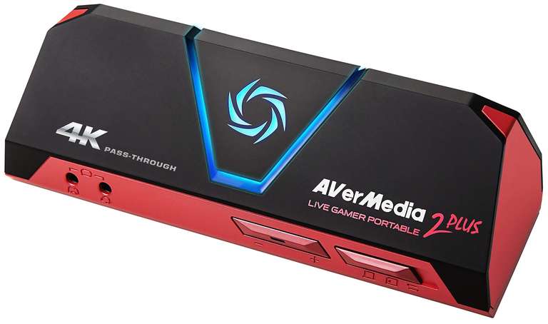 AVerMedia Live Gamer Portable 2 Plus GC513, 4K Pass-Through 4K Full HD 1080p60 USB Captura de juegos,