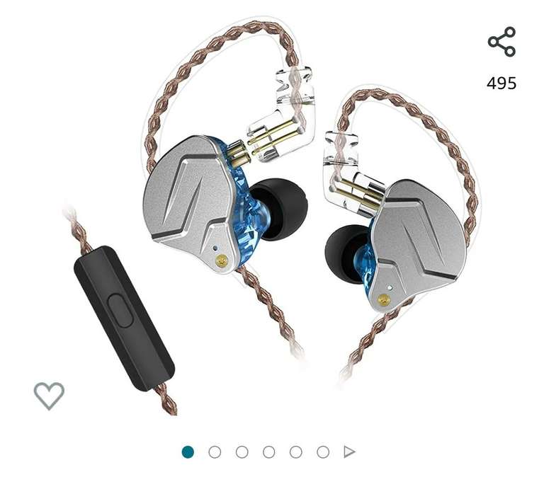 Yinyoo KZ ZSN Pro en Auriculares intraurales para el oído Armature Balanced Driver Technología híbrida