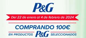 Vale de 25€ al comprar 100€ en productos P&G - Costco (Del 22/01/24 al 04/02/24)