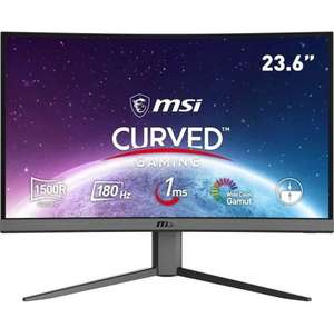 MSI G24C4 E2 - Monitor Curvo 23.6" VA LED FullHD (1920x1080) 180 Hz, 1ms, HDMI: 1.4b, DisplayPort: 1.2a, FreeSync Premium