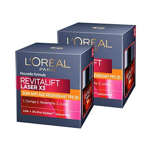 L'Oréal Paris Revitalift Láser x3 cuidado día Anti-Age