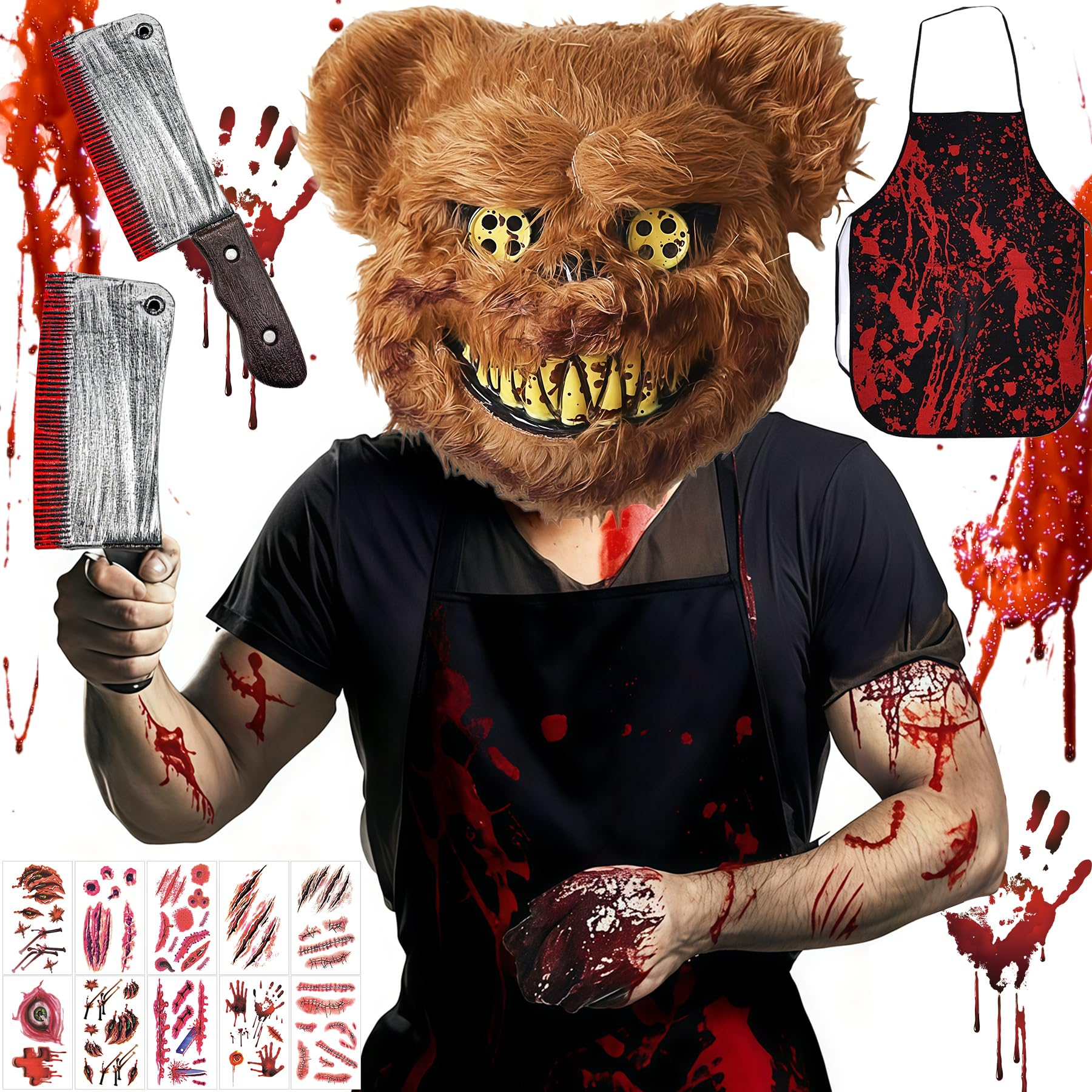 Disfraz de oso carnicero de Halloween